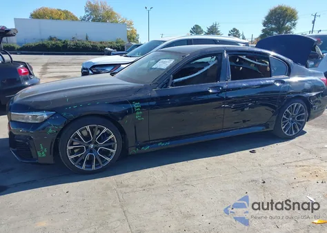 2022 BMW 750 I xDrive из США, поврежденный, VIN WBA7U2C01NCJ60112